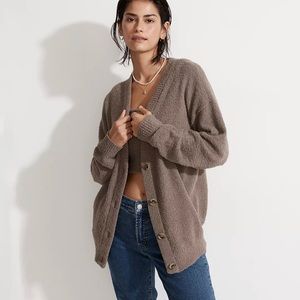 MWL Bouclé Cardigan Sweater, XS *New